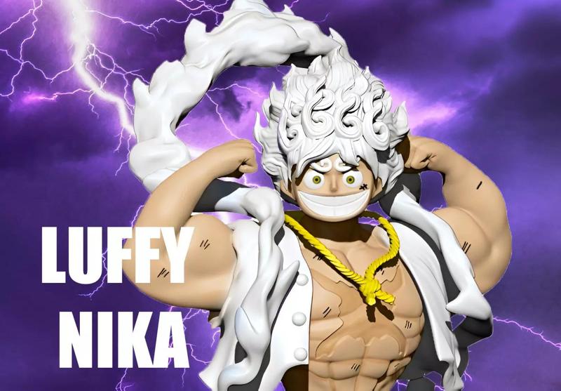 Luffy Nika - gear 5 - One piece - 3d model