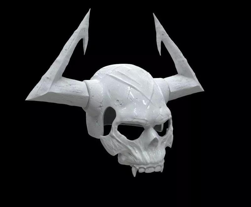 King Hassan Helm and Chest for 3D PRINTING