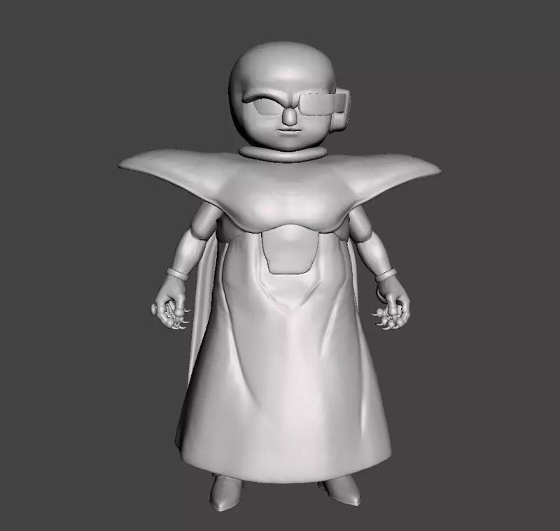 Sorbet 3D Model dragon ball character