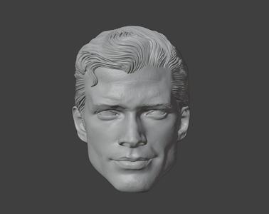 SUPERMAN DAVID CORENSWET 2025 HEAD HEAD 1/6