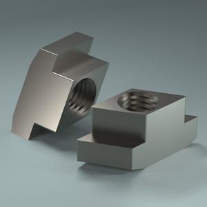 Rhombus Nut M8 created in PARTsolutions