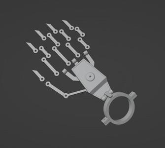 fallout 4 nick valentine mecha hand