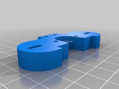 Kossel Clear mount for E3D-v6 J-Head hotend