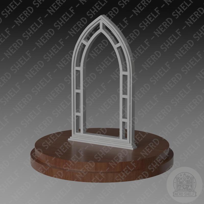 Gothic Church Arch Window Shelf
