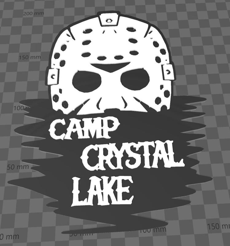Camp Crystal Lake Sign V1