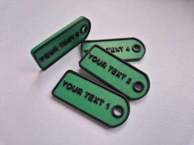 Customizable Key Ring
