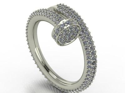 Nail Diamond Ring 32