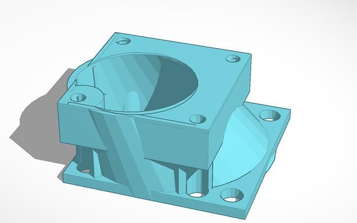 50mm Extruder Fan Duct / Adapter - Printrbot Simple
