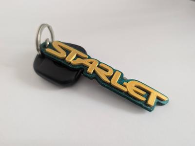 Toyota Starlet Keychain
