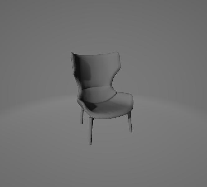 Baxter Jorgen – 3D Printable Luxury Lounge Chair Model