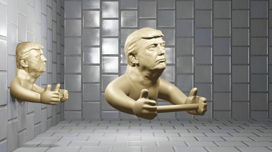Donald Trump Toilet Paper Holder - Funny 3D Printable Bathroom Accessory