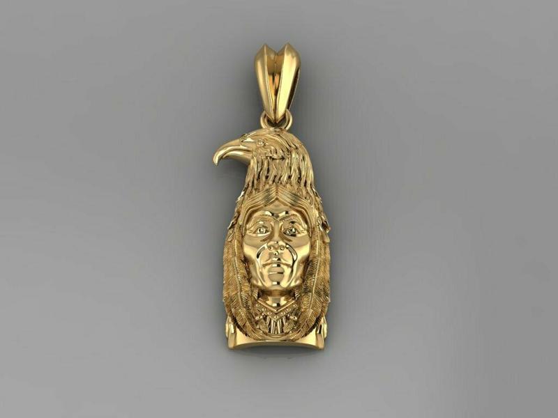 Eagle Man Pendant P413