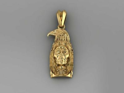 Eagle Man Pendant P413