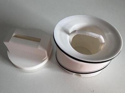 Press tool for shower drain