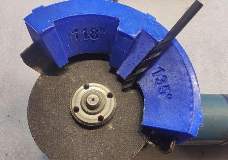 150mm Drill Bit Sharpener for Angle Grinder 150mm (118° and 135°)