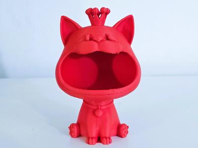Bigmouth cat holder / catchall