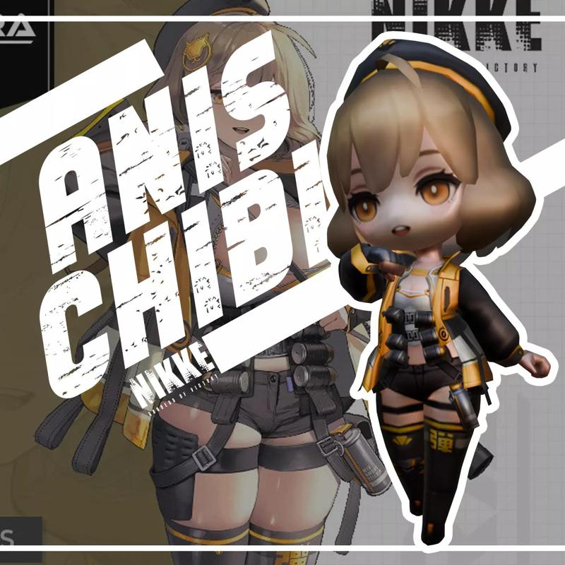 Anis Chibi figure - Nikke 3D print model