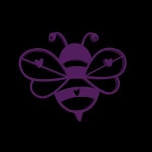 Bees and flower ornament