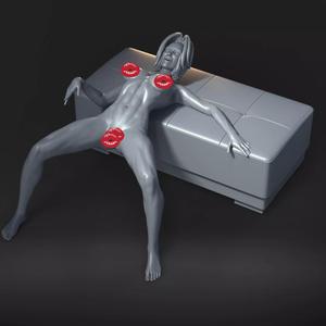 sexy pose - NSFW - EROTIC MINIATURE 75 MM SCALE