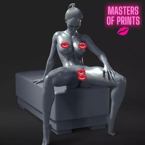 sexy pose - NSFW - EROTIC MINIATURE 75 MM SCALE