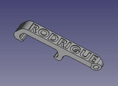 Rodrigue pocket bottle opener