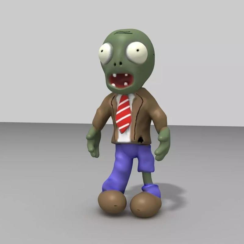 Zombie in suit and tie