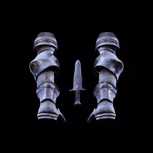 SOUL OF CINDER Arm Gauntlets Armor STL Fan Art Model