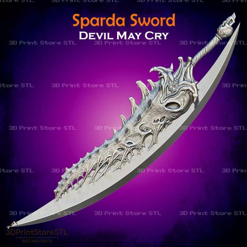 Sparda Demon Sword Cosplay Devil May Cry 5 - STL File