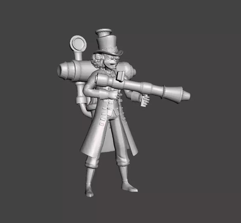 Lindbergh Revolutionary Army 3D Model