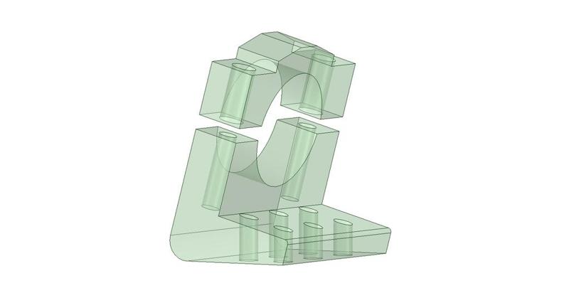 fpv-cam mount -/+15° for QR400 & QR270