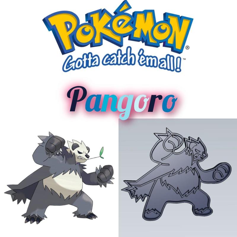 AMAZING POKEMON Pangoro COOKIE CUTTER STAMP CAKE DECORATING