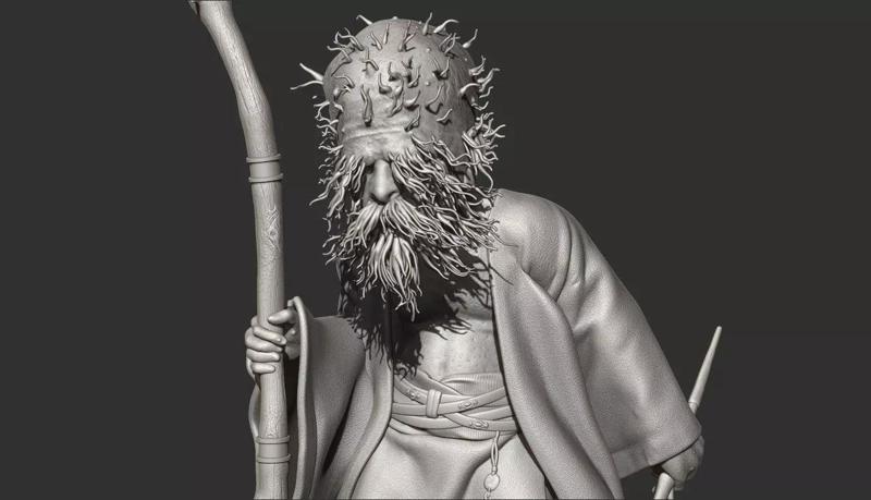 TUDI-Keeper of Black Wind Mountain-BLACK MYTH WUKONG STL 3D