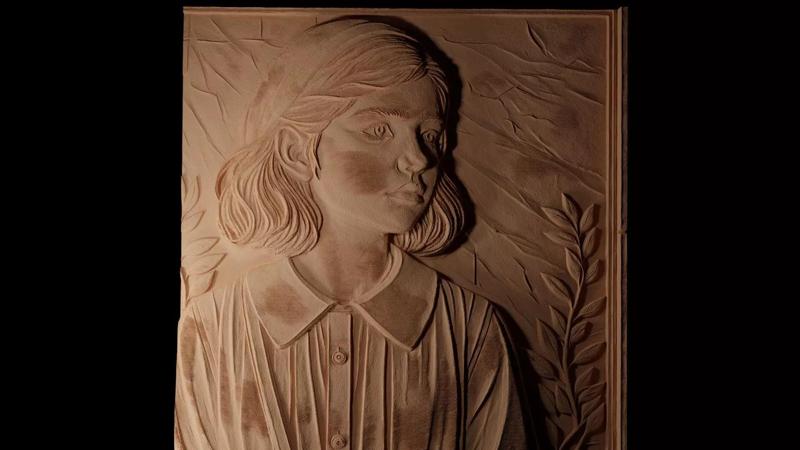 Anne Frank CNC 3d Print High Relief Sand Casting