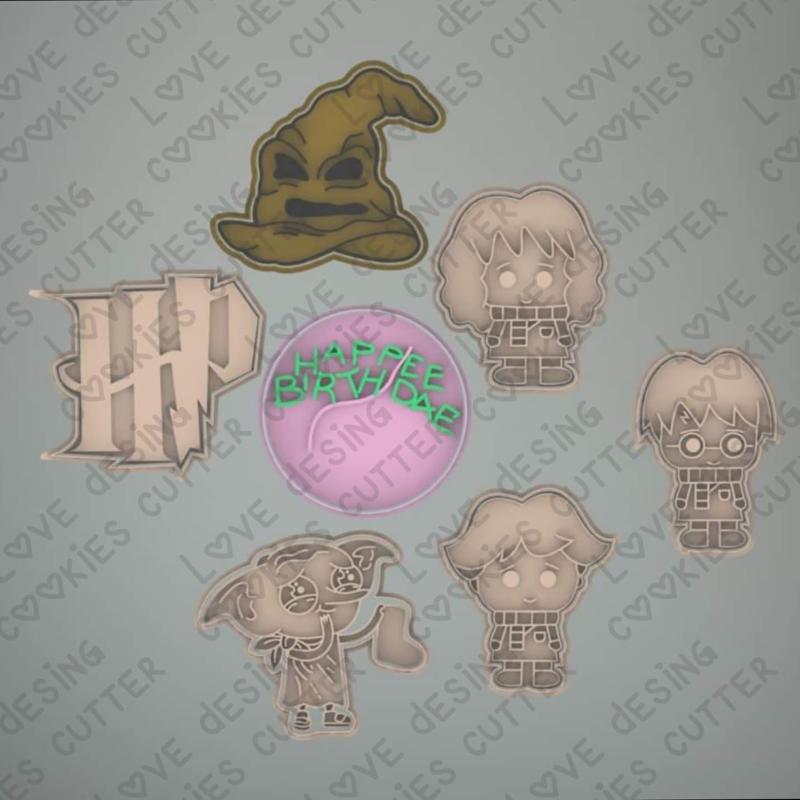 SET 10 HARRY POTTER CUTTERS