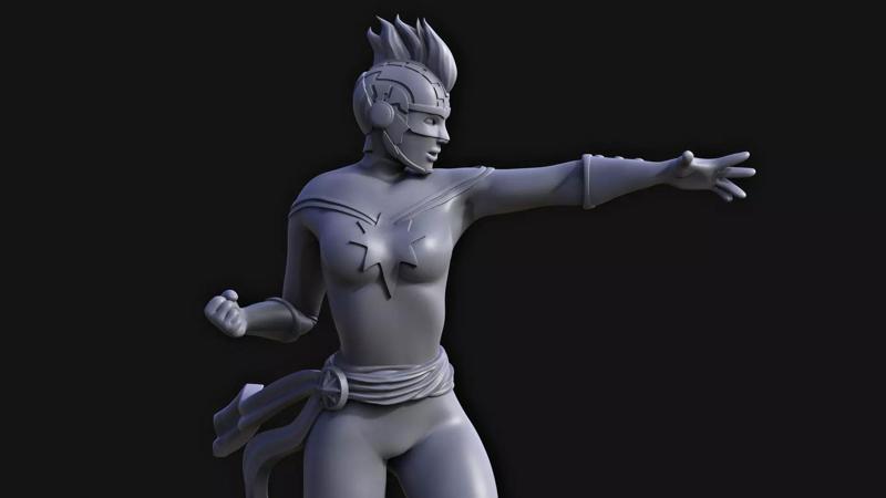 Captain Marvel miniature Carol Danvers
