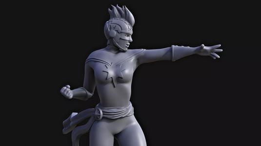 Captain Marvel miniature Carol Danvers