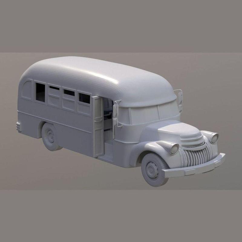 Colectivo Chevrolet modelo 1946 Printable