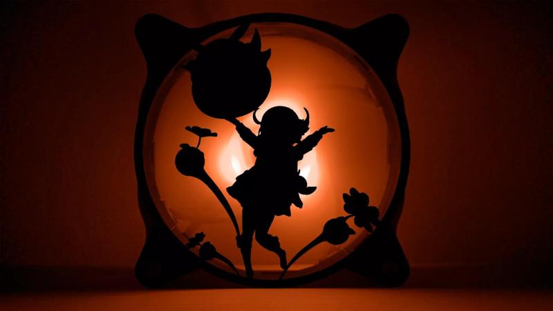 Genshin Impact Klee PC fan cover