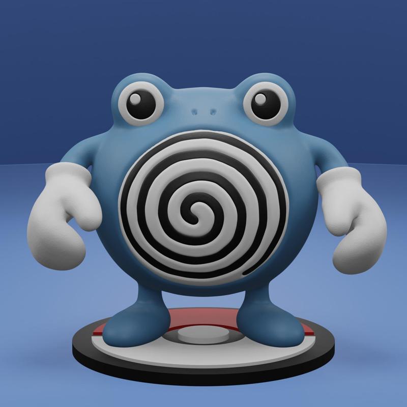 Pokemon No. 061 Poliwhirl