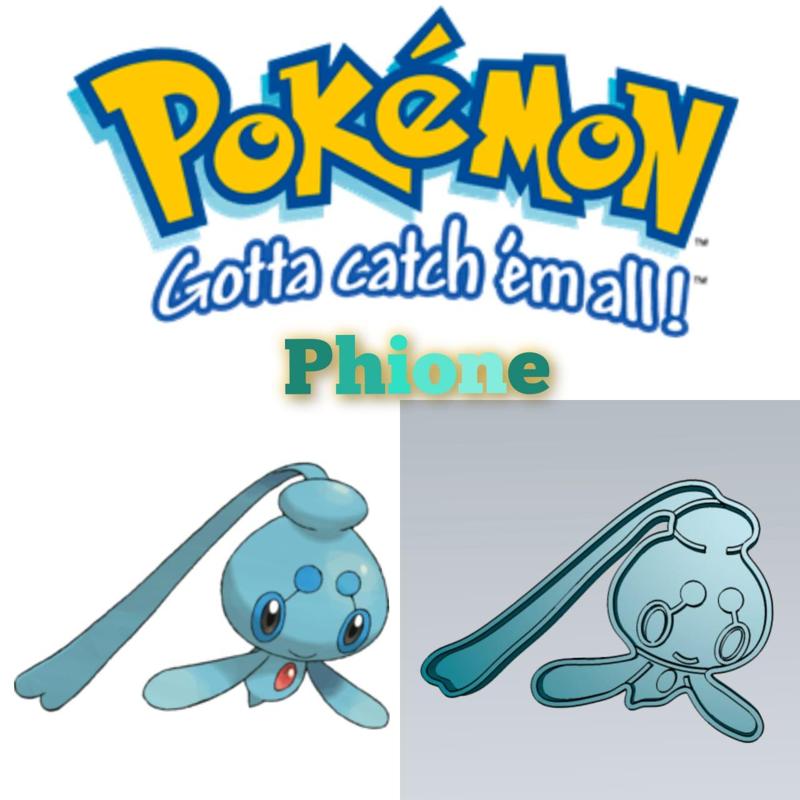 AMAZING POKEMON phione COOKIE CUTTER STAMP CAKE DECORATING