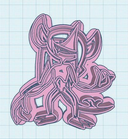 Pokemon: Morgrem Cookie Cutter