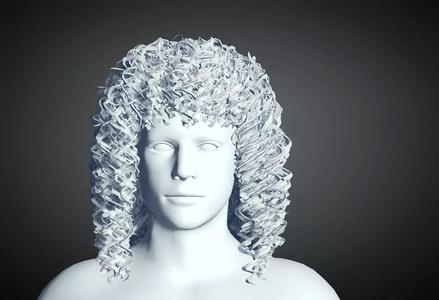 3D Hair style for Man 94 3D model