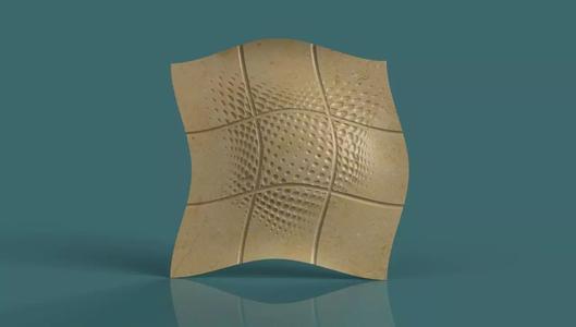 Seamless Modern Wall Panel 3d stl model for cnc Carving
