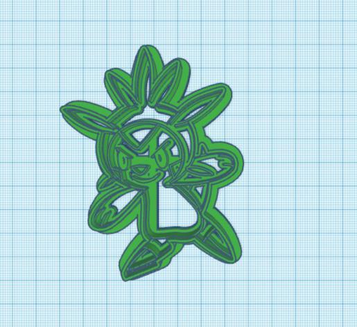 Pokemon: Chespin Cookie Cutter