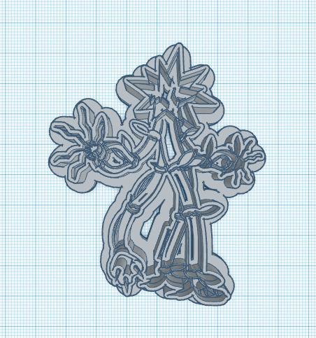 Pokemon: Xurkitree Cookie Cutter