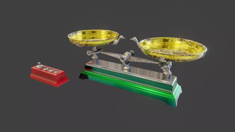 Vintage Toy Balance Joal