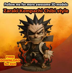 Zaraki Kmpachi Chibi style