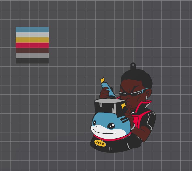 Blade Marvel Rivals Key Chain/ Blade Marvel Rivals Keychain