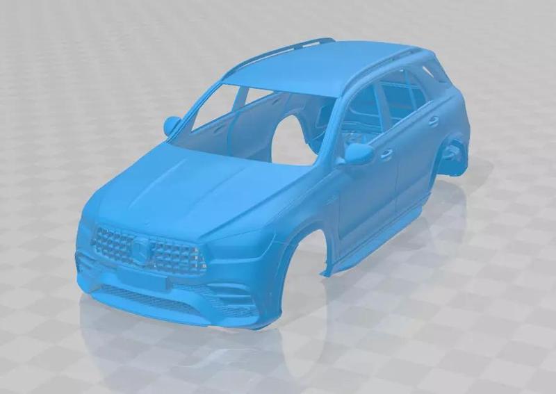 Mercedes Benz GLE63S AMG 2024 - Body Car STL Model