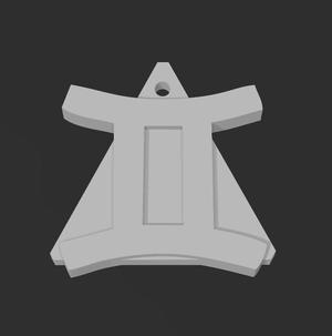 Gemini keychain necklace HD 17